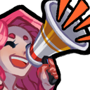 NPCPartyGirlAnnounce emote for Discord