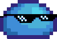 SlimeCoolerBlue emote for Discord