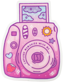 Pinkpolaroidcam emote for Discord