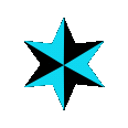 Blueblackstar emote for Discord