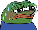 Peepo_Sick emote for Discord