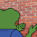 Peepo_WallTalk emote for Discord