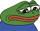 Peepo_Sadge emote for Discord