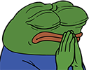 Peepo_Pray emote for Discord