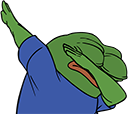 Peepo_Dab emote for Discord