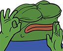 Peepo_JustRight emote for Discord