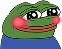 Peepo_Blush emote for Discord