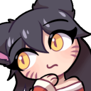 qAhriThinking emote for Discord
