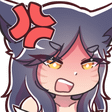 cAhriAngry emote for Discord