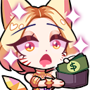 kdaprestigeahri_takemymoney emote for Discord