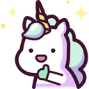UnicornThumbsUp emote for Discord