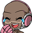 DoomfistLaugh emote for Discord