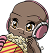 DoomfistPopcorn emote for Discord