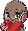 DoomfistHeart emote for Discord