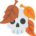 skull_covered_in_leaves emote for Discord
