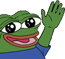 Peepo_Wave emote for Discord