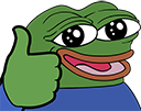 Peepo_ThumbsUp emote for Discord