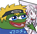 Peepo_WeebPillow emote for Discord