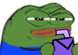 peepoSipGlare emote for Discord