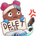 LifeDeletThisFLARE emote for Discord