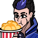 YoruPopcorn emote for Discord