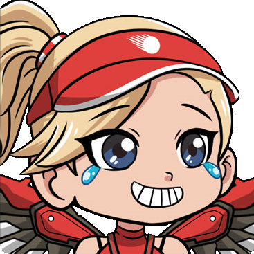 MercyLMAO emote for Discord