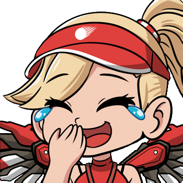 MercyLaugh emote for Discord