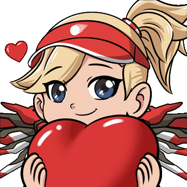 MercyHeart emote for Discord