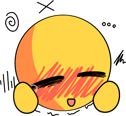 Flustered emote for Discord