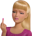 BarbieFinger emote for Discord