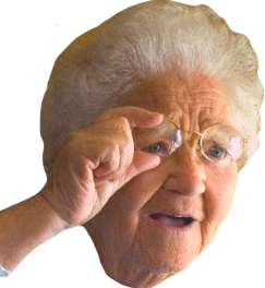 glassesgranny emote for Discord