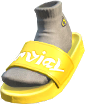 YellowFishFrySandals emote for Discord
