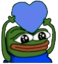 PepePurpleLove emote for Discord