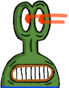 PepeLaserSTARE emote for Discord