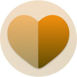 OrangeHeartRoleIcon emote for Discord