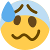 scared_woozy_face emote for Discord