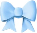 pastelbluebow emote for Discord