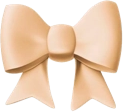 pastelorangebow emote for Discord