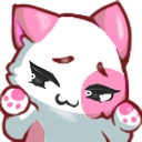 pinkcatshrug emote for Discord
