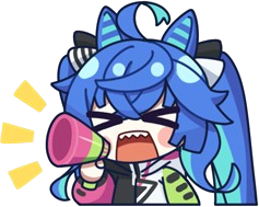 Twinshout emote for Discord