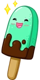 MintPopsicle emote for Discord