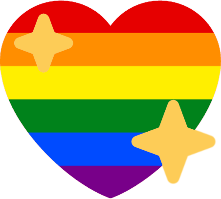 rainbow_pride_heart emote for Discord