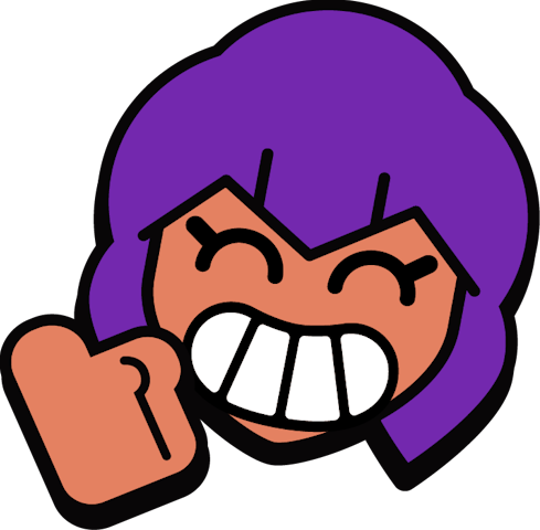 GG_Shelly_BrawlStars_Pin emote for Discord