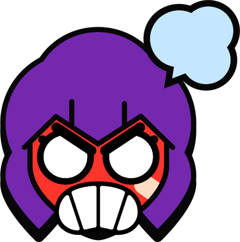 Angry_Shelly_BrawlStars_Pin emote for Discord