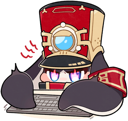 Pom_Pom_Keyboard_Warrior emote for Discord