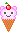 PinkBearIceCream emote for Discord