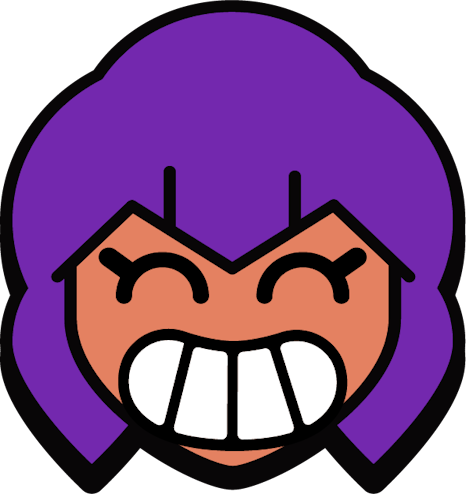 Happy_Shelly_BrawlStars_Pin emote for Discord