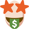 star_struck_rich_egg emote for Discord