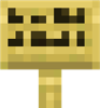 Minecraft_bamboo_Sign_Inventory emote for Discord