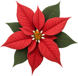 Christmasflower emote for Discord